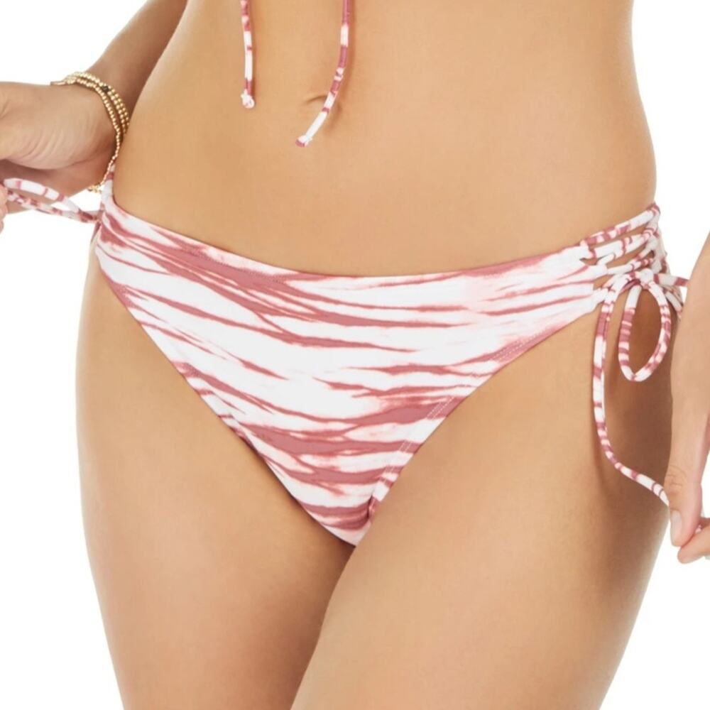Hula Honey WHITE Adjustable Bikini Swim Bottom